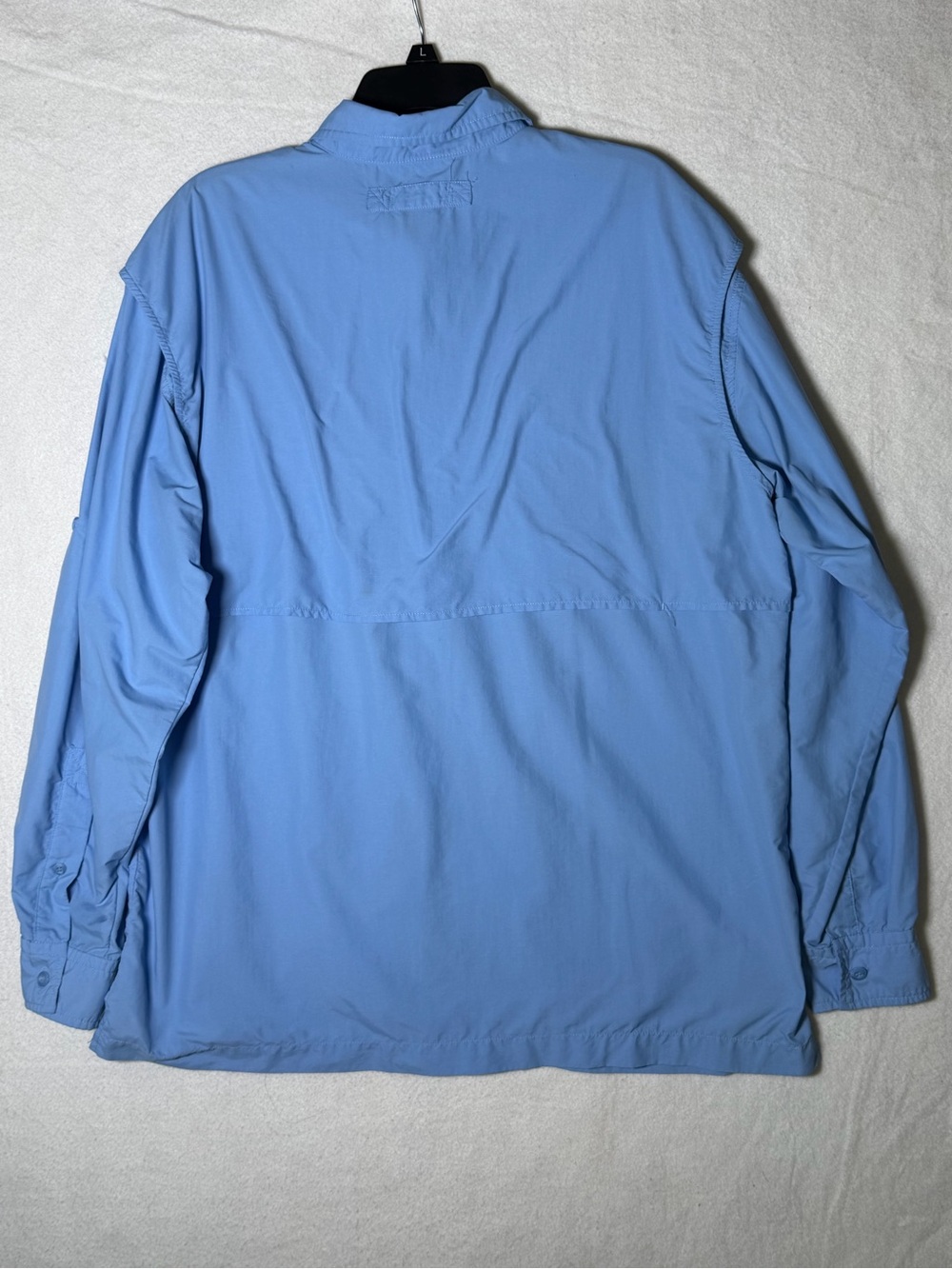 Field & Stream Men's Long Sleeve Fishing Shirt Blue Size Large - Picture 4 of 4